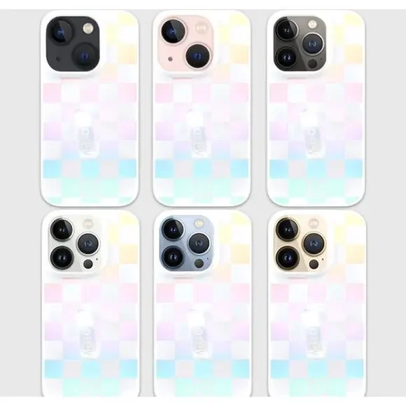 Pearl Checkered / Iridescent Edition Loopy Case - iPhone12/12Pro - Picture 2 of 6